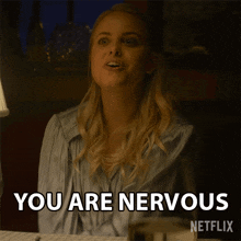 You Are Nervous Cecilie Fjellhøy GIF - You Are Nervous Cecilie Fjellhøy The Tinder Swindler GIFs