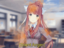Monika Angry GIF