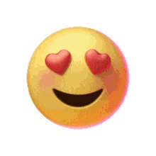 emoji animated sticker love hearts
