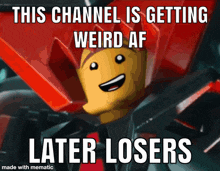 Lego Movie Weird Chat GIF - Lego Movie Weird Chat Later Losers GIFs