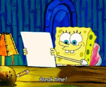 Spongebob Break Time GIF - Spongebob Break Time GIFs