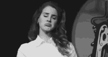 Lana Del Rey Sad GIF - Lana Del Rey Sad Frown GIFs