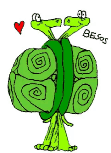 Besos Tortugas GIF - Besos Tortugas Kiss GIFs