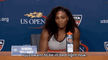 Serena Williams Dont Wanna Be Here GIF - Serena Williams Dont Wanna Be Here Interview GIFs