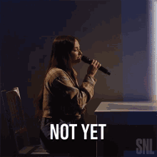 Not Yet Kacey Musgraves GIF - Not Yet Kacey Musgraves Saturday Night Live GIFs