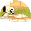 Snoopy Pumpkinpie Sticker - Snoopy Pumpkinpie Eating Stickers