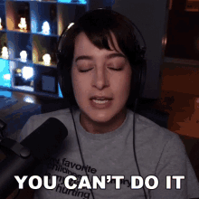 You Cant Do It Feralwife GIF - You Cant Do It Feralwife Youre Not Going To Make It GIFs