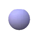 a pixel art of a purple ball on a white background .