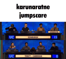 Jumpscare University Challenge GIF - Jumpscare University Challenge Karunaratne GIFs