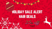 Holiday Sale Holiday Season GIF - Holiday Sale Holiday Season Indique Hair Sale GIFs