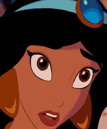 Jasmine Aladdin GIF - Jasmine Aladdin Shocked GIFs
