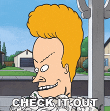 Check It Out Beavis GIF - Check It Out Beavis Beavis And Butt-head GIFs