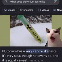 What Does Plutonium Taste Like Very Candy Like GIF - What Does Plutonium Taste Like Very Candy Like Plutonium Taste GIFs