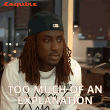 Too Much Of An Explanation Behind It K Camp GIF - Too Much Of An Explanation Behind It K Camp Kristopher Thomas Campbell GIFs