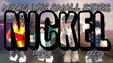 a poster for mizig uhc small stars nickel