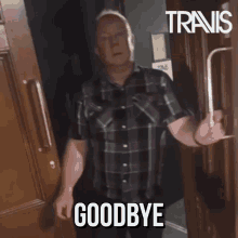 travis bye goodbye waving waves