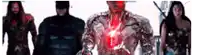 a group of people standing next to each other including batman wonder woman and cyborg