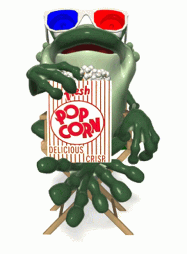 Pepe Popcorn GIF - Pepe Popcorn Eating - Discover &amp; Share GIFs