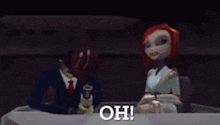 a cartoon character talking into a microphone with the words listen to that crowd