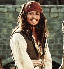 Captain Jack Sparrow Johnny Depp GIF