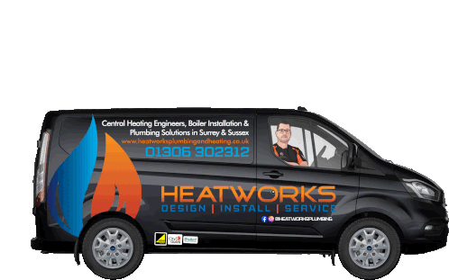 Heatworks Plumbing Sticker - Heatworks Plumbing Heating Stickers