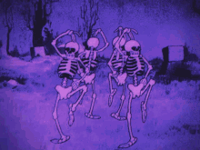 Purple Skeleton GIF