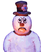 Frosty Snowman Sticker - Frosty Snowman Sad Stickers