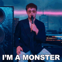 Im A Monster Bazzi GIF - Im A Monster Bazzi I Like That Song GIFs