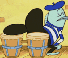 spongebob butt nickelodeon drums