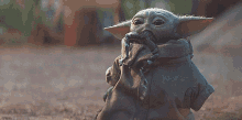 Baby Yoda Baby Yoda Frog GIF - Baby Yoda Baby Yoda Frog Spit Out GIFs