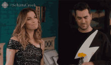 Dont Blow The Candles Yet Dan Levy GIF - Dont Blow The Candles Yet Dan Levy Annie Murphy GIFs