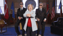 Hillary Harlem Shake GIF - Parody Gangnam Style Dance GIFs