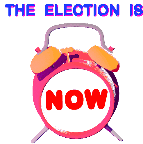 Moveon The Election Is Now Sticker - Moveon The Election Is Now Alarm Clock Stickers