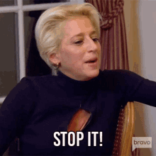 Stop It Real Housewives Of New York GIF - Stop It Real Housewives Of New York Rhony GIFs