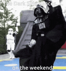 Weekend Dark Side Dance GIF - Weekend Dark Side Dance Vader Dance GIFs