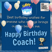 Happy Birthday Coach GIF - Happy Birthday Coach GIFs