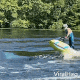 Doing Flips Viralhog GIF - Doing Flips Viralhog Jet-ski Flips GIFs