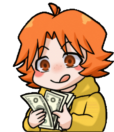 Hyeyanksook Money Sticker - Hyeyanksook Money Anime Stickers