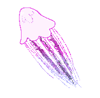 Jellyfish Pixel Sticker - Jellyfish Pixel Art Stickers