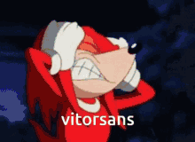 vitorsans knuckles knuckles the echidna sonic vitor