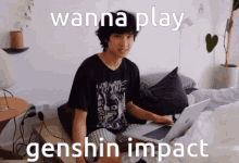 Benjiplant Genshin Impact GIF - Benjiplant Genshin Impact Wanna Play Genshin GIFs