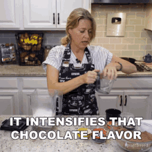 It Intensifies That Chocolate Flavor Jill Dalton GIF - It Intensifies That Chocolate Flavor Jill Dalton The Whole Food Plant Based Cooking Show GIFs