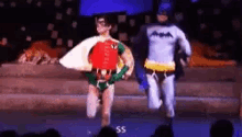 batman robin dance high kick