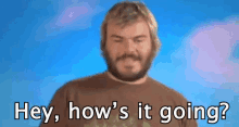 How'S It Going? GIF - Hows It Going Jack Black Sesame Street GIFs