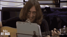 Singing John Lennon GIF