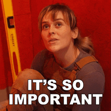 Its So Important Crystal Drinkwalter GIF - Its So Important Crystal Drinkwalter Vanwives GIFs