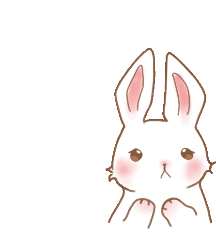 Bunny Kawaii Sticker - Bunny Kawaii Aesthetic - Discover & Share GIFs