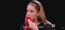 Jennifer Lawrence What Do You Mean GIF