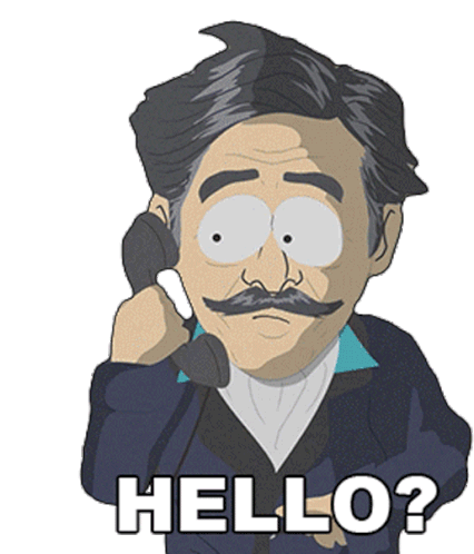 Hello Geraldo Rivera Sticker - Hello Geraldo Rivera South Park Stickers