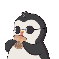 Drink Tea Sticker - Drink Tea Penguin Stickers